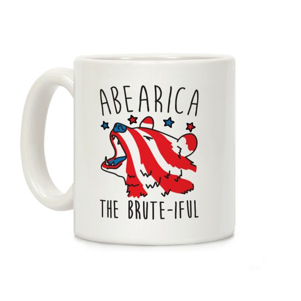ABEARica The Brute-iful Merica Bear Coffee Mug ABEARica The Brute-iful Merica Bear Coffee Mug