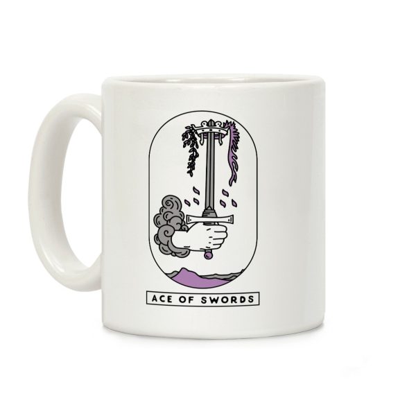 Ace of Swords Asexual Pride Coffee Mug Ace of Swords Asexual Pride Coffee Mug