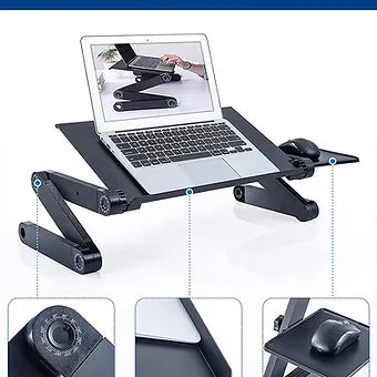 Adjustable Laptop Stand With Mouse Pad Adjustable Laptop Stand With Mouse Pad
