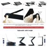 Adjustable Laptop Stand With Mouse Pad Adjustable Laptop Stand With Mouse Pad