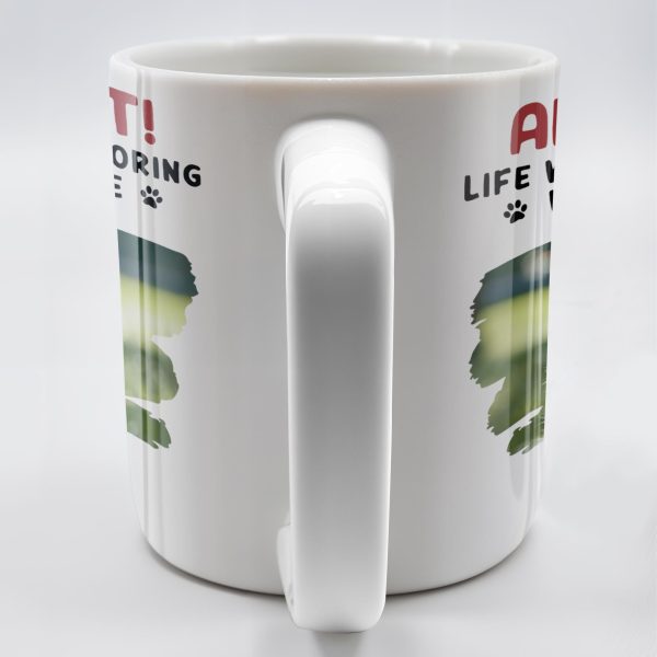 Admit It Life Would Be Boring Without Me And Cute Dog - Personalized Custom Coffee Mug - DAD242_MG Admit It Life Would Be Boring Without Me And Cute Dog - Personalized Custom Coffee Mug - DAD242_MG