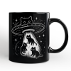 Alien Cat Abduction Personalized Mug, Funny UFO Space Cats Cosmic Gift with Custom Name Alien Cat Abduction Personalized Mug, Funny UFO Space Cats Cosmic Gift with Custom Name