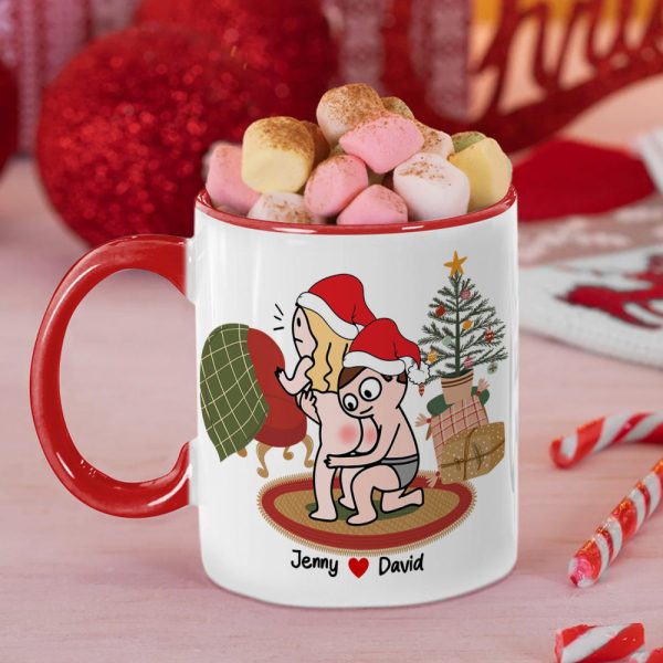 All I Want For Christmas Is To Touch Your Butt, Personalized Funny Couple Mug, Christmas Gifts All I Want For Christmas Is To Touch Your Butt, Personalized Funny Couple Mug, Christmas Gifts