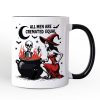 All Men Are Cremated Equal Halloween Personalized Mug, Funny Witch Cauldron Gift with Custom Nam All Men Are Cremated Equal Halloween Personalized Mug, Funny Witch Cauldron Gift with Custom Nam