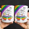 All You Need Is Love And A Cup Of LGBTea - Personalized Custom Coffee Mug - CPL414_MG All You Need Is Love And A Cup Of LGBTea - Personalized Custom Coffee Mug - CPL414_MG