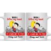 Always And Forever Peanut Couple - Personalized Accent Coffee Mug - Gift For Couple, Husband Wife | GR8 NH96 Always And Forever Peanut Couple - Personalized Accent Coffee Mug - Gift For Couple, Husband Wife | GR8 NH96