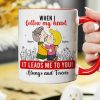 Always And Forever Peanut Couple - Personalized Accent Coffee Mug - Gift For Couple, Husband Wife | GR9 NH96 Always And Forever Peanut Couple - Personalized Accent Coffee Mug - Gift For Couple, Husband Wife | GR9 NH96