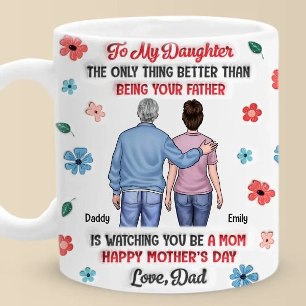 Always My Little Girl - Family Personalized Custom 3D Inflated Effect Printed Mug - Mother's Day, Gift For Dad, Daughter Always My Little Girl - Family Personalized Custom 3D Inflated Effect Printed Mug - Mother's Day, Gift For Dad, Daughter