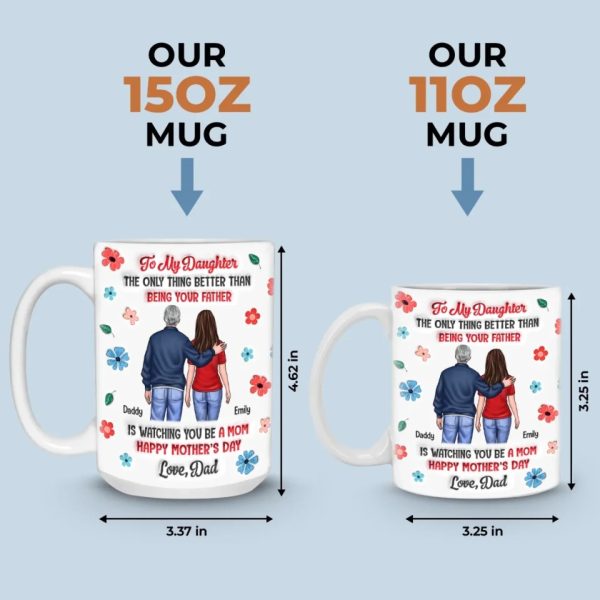 Always My Little Girl - Family Personalized Custom 3D Inflated Effect Printed Mug - Mother's Day, Gift For Dad, Daughter Always My Little Girl - Family Personalized Custom 3D Inflated Effect Printed Mug - Mother's Day, Gift For Dad, Daughter