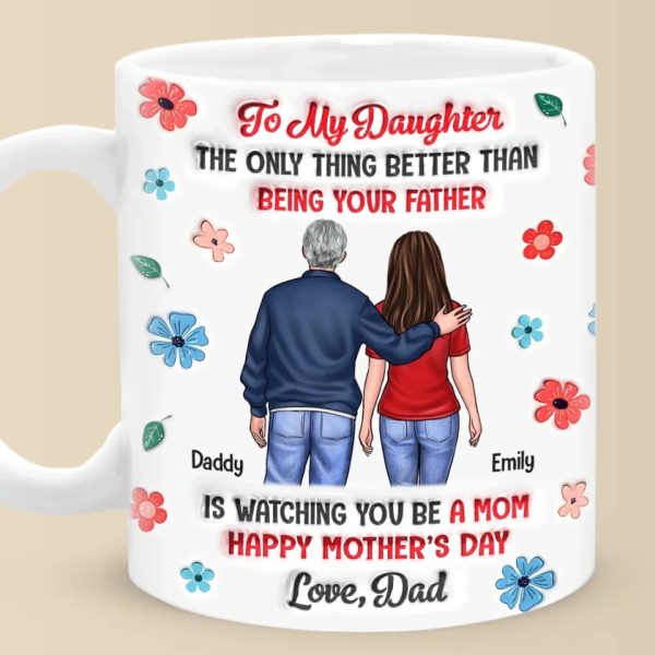 Always My Little Girl - Family Personalized Custom 3D Inflated Effect Printed Mug - Mother's Day, Gift For Dad, Daughter Always My Little Girl - Family Personalized Custom 3D Inflated Effect Printed Mug - Mother's Day, Gift For Dad, Daughter