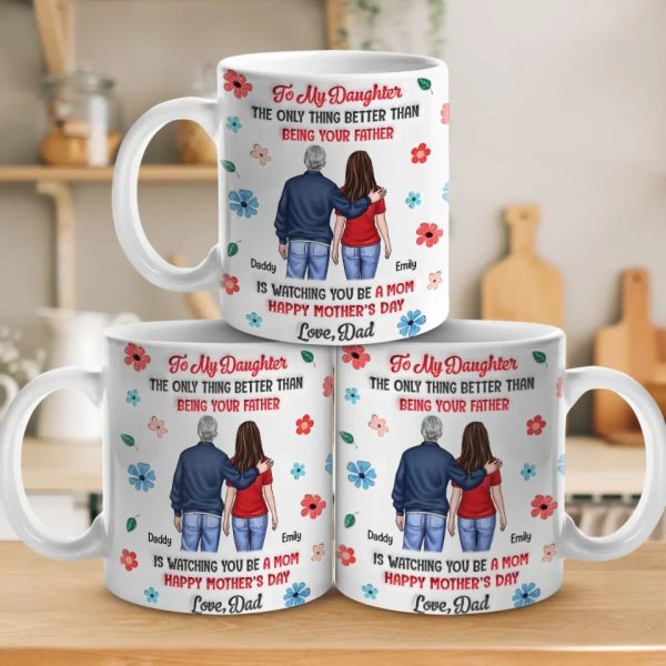 Always My Little Girl - Family Personalized Custom 3D Inflated Effect Printed Mug - Mother's Day, Gift For Dad, Daughter Always My Little Girl - Family Personalized Custom 3D Inflated Effect Printed Mug - Mother's Day, Gift For Dad, Daughter