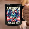 America 250 USA Freedom Liberty Black Mug HA75 897292 America 250 USA Freedom Liberty Black Mug HA75 897292
