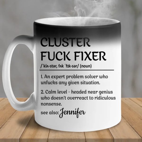An Expert Problem Solver - Coworker Personalized Custom Black Mug - Christmas Gift For Coworkers, Work Friends, Colleagues An Expert Problem Solver - Coworker Personalized Custom Black Mug - Christmas Gift For Coworkers, Work Friends, Colleagues