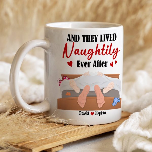 And They Lived Naughtily Ever After, Personalized Coffee Mug, Funny Gift For Couple, Valentine's Gifts And They Lived Naughtily Ever After, Personalized Coffee Mug, Funny Gift For Couple, Valentine's Gifts