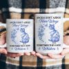Angels Don't Always Have Wings Cat Toile De Jouy Style - Personalized Mug Angels Don't Always Have Wings Cat Toile De Jouy Style - Personalized Mug