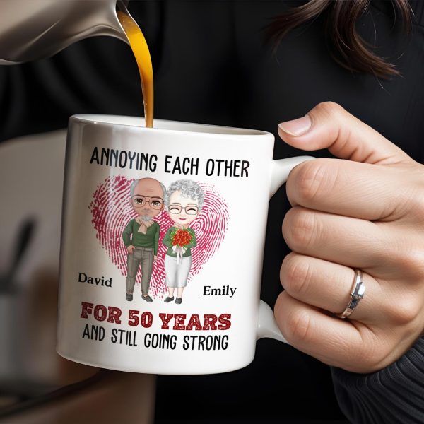 Annoying Each Other for a Lifetime, Together Forever - Personalized Custom Coffee Mug - CPL282_MG Annoying Each Other for a Lifetime, Together Forever - Personalized Custom Coffee Mug - CPL282_MG