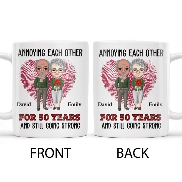 Annoying Each Other for a Lifetime, Together Forever - Personalized Custom Coffee Mug - CPL282_MG Annoying Each Other for a Lifetime, Together Forever - Personalized Custom Coffee Mug - CPL282_MG