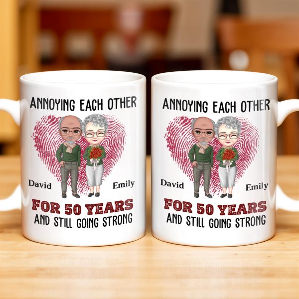 Annoying Each Other for a Lifetime, Together Forever - Personalized Custom Coffee Mug - CPL282_MG Annoying Each Other for a Lifetime, Together Forever - Personalized Custom Coffee Mug - CPL282_MG