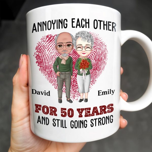Annoying Each Other for a Lifetime, Together Forever - Personalized Custom Coffee Mug - CPL282_MG Annoying Each Other for a Lifetime, Together Forever - Personalized Custom Coffee Mug - CPL282_MG