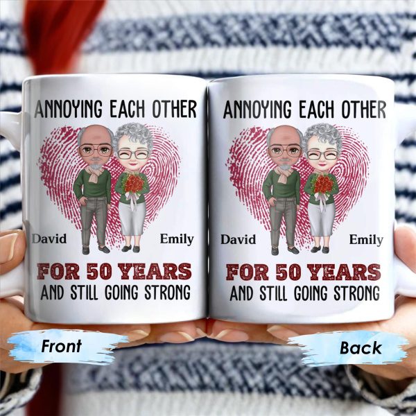 Annoying Each Other for a Lifetime, Together Forever - Personalized Custom Coffee Mug - CPL282_MG Annoying Each Other for a Lifetime, Together Forever - Personalized Custom Coffee Mug - CPL282_MG