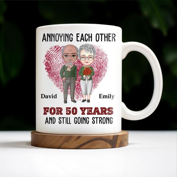 Annoying Each Other for a Lifetime, Together Forever - Personalized Custom Coffee Mug - CPL282_MG Annoying Each Other for a Lifetime, Together Forever - Personalized Custom Coffee Mug - CPL282_MG