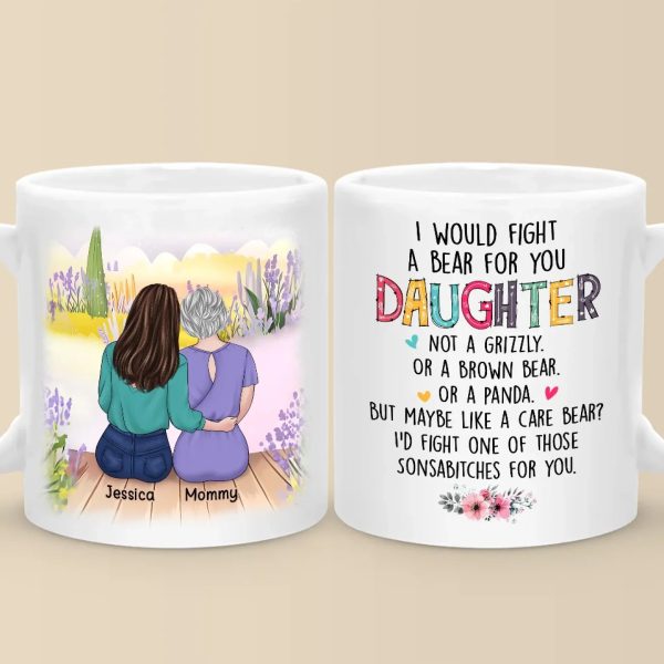 Anything For My Daughter - Family Personalized Custom Mug - Gift For Mom, Daughter Anything For My Daughter - Family Personalized Custom Mug - Gift For Mom, Daughter