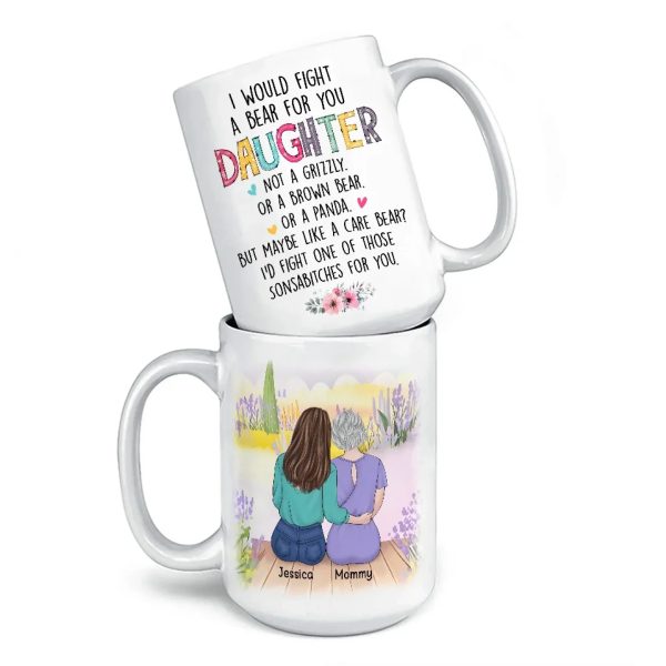 Anything For My Daughter - Family Personalized Custom Mug - Gift For Mom, Daughter Anything For My Daughter - Family Personalized Custom Mug - Gift For Mom, Daughter