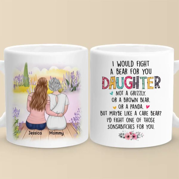 Anything For My Daughter - Family Personalized Custom Mug - Gift For Mom, Daughter Anything For My Daughter - Family Personalized Custom Mug - Gift For Mom, Daughter