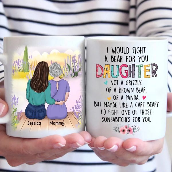Anything For My Daughter - Family Personalized Custom Mug - Gift For Mom, Daughter Anything For My Daughter - Family Personalized Custom Mug - Gift For Mom, Daughter