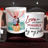 Anything Is Possible, Gift For Couple, Personalized Tumbler, Couple Kissing Tumbler, Anniversary Gift Anything Is Possible, Gift For Couple, Personalized Tumbler, Couple Kissing Tumbler, Anniversary Gift
