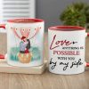 Anything Is Possible, Gift For Couple, Personalized Tumbler, Couple Kissing Tumbler, Anniversary Gift Anything Is Possible, Gift For Couple, Personalized Tumbler, Couple Kissing Tumbler, Anniversary Gift