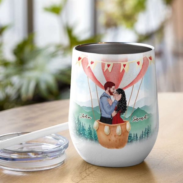 Anything Is Possible, Gift For Couple, Personalized Tumbler, Couple Kissing Tumbler, Anniversary Gift Anything Is Possible, Gift For Couple, Personalized Tumbler, Couple Kissing Tumbler, Anniversary Gift