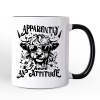 Apparently I Have an Attitude Highland Cow Valentine Personalized Mug, Sarcastic Western Funny Gift with Custom Name Apparently I Have an Attitude Highland Cow Valentine Personalized Mug, Sarcastic Western Funny Gift with Custom Name
