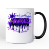 Aquarius Graffiti Zodiac Personalized Mug, Street Style Astrology Horoscope Gift with Custom Name Aquarius Graffiti Zodiac Personalized Mug, Street Style Astrology Horoscope Gift with Custom Name