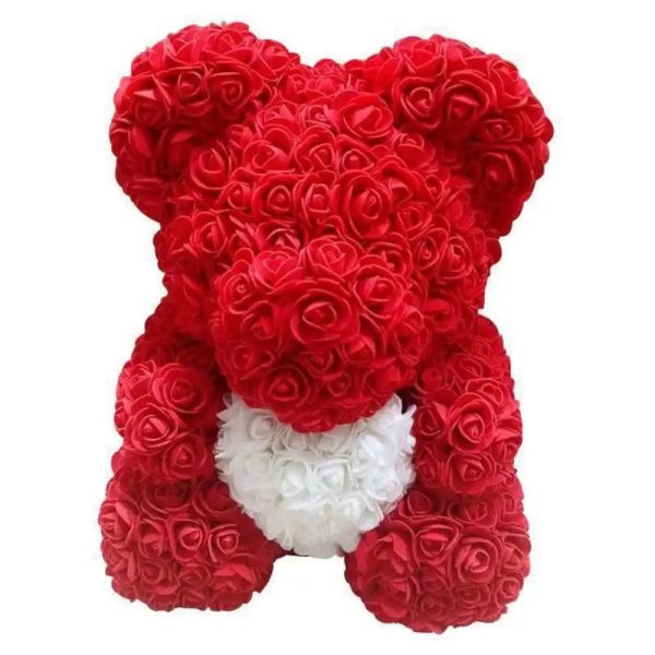Artificial Foam Rose Panda Bear Artificial Foam Rose Panda Bear