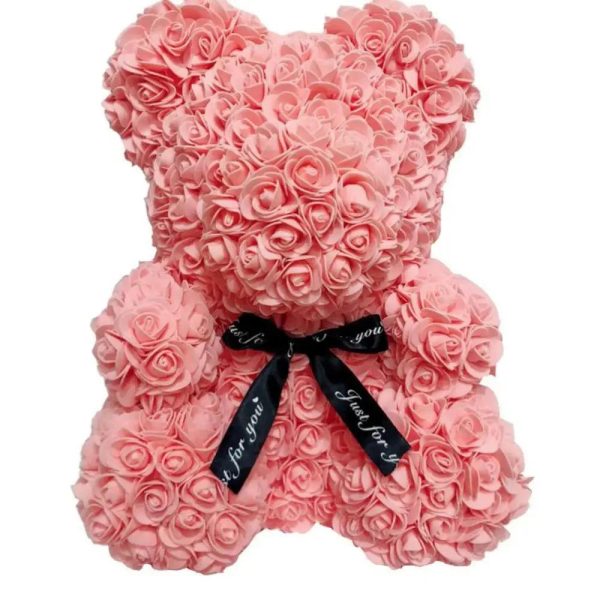 Artificial Foam Rose Panda Bear Artificial Foam Rose Panda Bear
