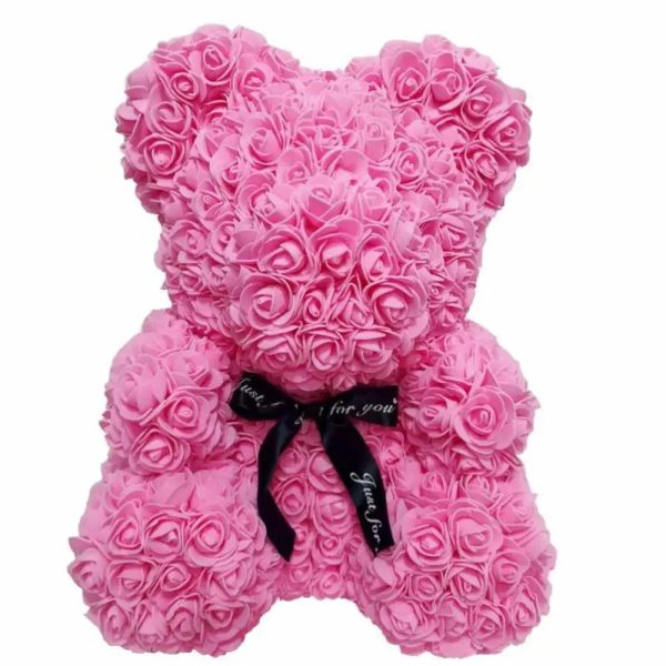 Artificial Foam Rose Panda Bear Artificial Foam Rose Panda Bear