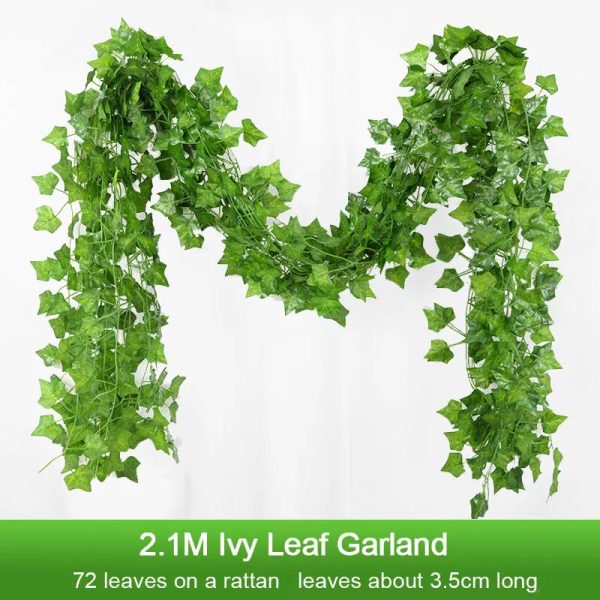 Artificial Plant Green Ivy Leaf Garland
