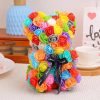 Artificial Rose Teddy Bear Floral Gift Artificial Rose Teddy Bear Floral Gift