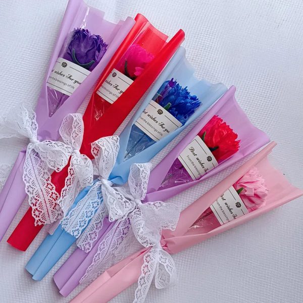 Artificial Soap Rose and Carnation Flowers for Wedding, Home, and Special Occasion Decoration Artificial Soap Rose and Carnation Flowers for Wedding, Home, and Special Occasion Decoration