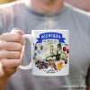 Artistic Michigan State Themes and Landmarks Personalized Mug With Custom Name Artistic Michigan State Themes and Landmarks Personalized Mug With Custom Name