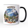 Artistic Yosemite National Park Personalized Mug, California Hikers Travel Gift and Souvenir with Custom Name Artistic Yosemite National Park Personalized Mug, California Hikers Travel Gift and Souvenir with Custom Name