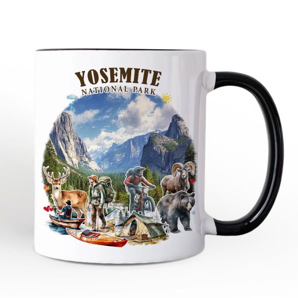 Artistic Yosemite National Park Personalized Mug, California Hikers Travel Gift and Souvenir with Custom Name Artistic Yosemite National Park Personalized Mug, California Hikers Travel Gift and Souvenir with Custom Name