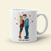 As Much As I Miss You - Being Yours Is Worth Every Mile, Personalized Long Distance Relationship Coffee Mug As Much As I Miss You - Being Yours Is Worth Every Mile, Personalized Long Distance Relationship Coffee Mug