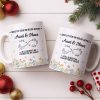 Aunt & Niece Always Connected by Heart With Flowers - Personalized Custom Coffee Mug - AUNT004_MG Aunt & Niece Always Connected by Heart With Flowers - Personalized Custom Coffee Mug - AUNT004_MG
