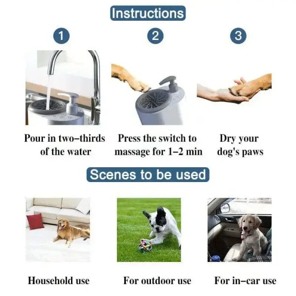 Automatic Pet Paw Cleaner Automatic Pet Paw Cleaner