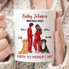 Baby Arriving Happy First Mother's Day Personalized Mug, Gift For Pregnant Mom, Expecting Mom Baby Arriving Happy First Mother's Day Personalized Mug, Gift For Pregnant Mom, Expecting Mom