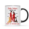 Baby Arriving Happy First Mother's Day Personalized Mug, Gift For Pregnant Mom, Expecting Mom Baby Arriving Happy First Mother's Day Personalized Mug, Gift For Pregnant Mom, Expecting Mom