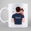 Baby Been With Dad For Just A While New Dad Newborn Personalized Mug Baby Been With Dad For Just A While New Dad Newborn Personalized Mug