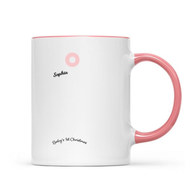 Baby Inside Gift Box 3D Effect Personalized Mug, Lovely Keepsake to Celebrate Baby's First Christmas Baby Inside Gift Box 3D Effect Personalized Mug, Lovely Keepsake to Celebrate Baby's First Christmas